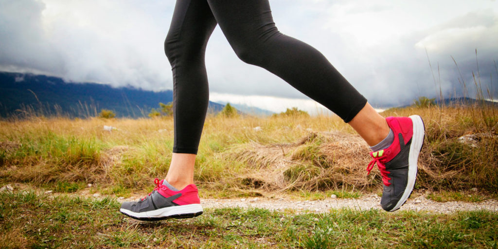 Jogger living a Healthy Lifestyle